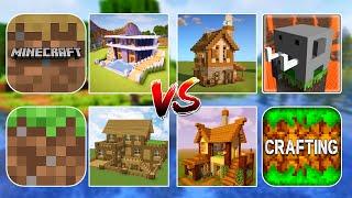 Minecraft TRIAL VS CRAFT WORLD VS BLOCK CRAZY VS Craftsman VS Minecraft PE VS Pixel Craft VS GAMES