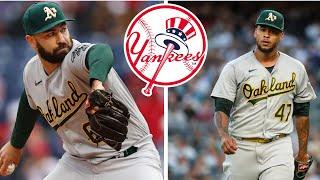 New York Yankees Acquire Lou Trivino And Frankie Montas