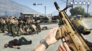 GTA 5 - Trevors FIRST PERSON Rampage Five Star Sandy Shores Chase