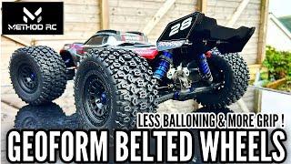 Im OBSESSED with Geoform Belted Wheels on My Traxxas Sledge