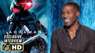 Yahya Abdul-Mateen II on playing Black Manta - Aquaman Exclusive Interview 2018