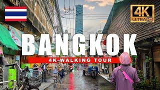  Bangkok Thailand 4K Walking Tour - Tropical City Walkthrough  4K HDR 60fps