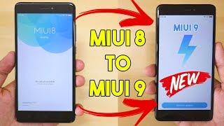 Easy guide to Update from MIUI 8 to MIUI 9 without DATA loss