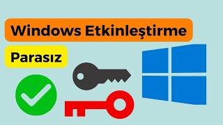 %100 Çözüm  Windows Etkinleştirme 2023  Windows etkinleştirme nasıl yapılır  Etkinleştirme hatası