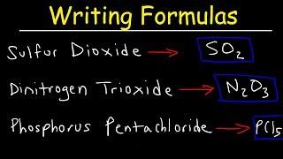 Writing Chemical Formulas For Covalent Molecular Compounds