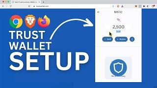 Install Trust Wallet on PC - Setup Create Account and Add Money in Trust Wallet Browser Extension