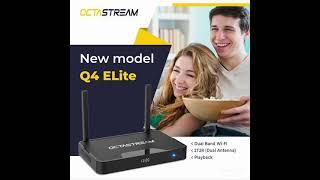 Latest Android 9.0 Dual Band AC Wifi USA IPTV Reseller Q4 elite Octastream IPTV Box