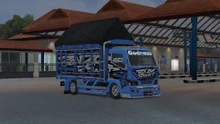 SHARE LIVERY MOD TRUCK CANTER ENGKEL V2 BY@budesign3229 - MOD BUSSID TERBARU