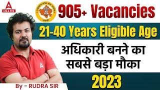 RPSC RAS Notification 2023  900+ RAS Vacancy  Eligibility Age Limit Syllabus