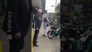 SHOCKING MOMENT WOMENS HIJAB PULLED OFF IN LONDONS KENSINGTON