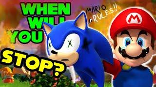 Why Mario OBLITERATES Sonic In A Fight