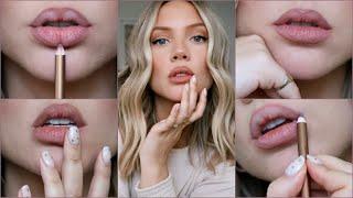 My FAVOURITE Everyday Lip Liners  Try On  Elanna Pecherle 2020