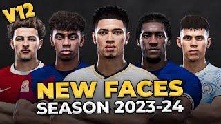 NEW Facepack V12 Season 202324 - Sider and Cpk - Football Life 2023 and PES 2021