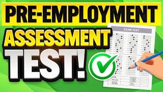 PRE-EMPLOYMENT ASSESSMENT TEST PSYCHOMETRIC & APTITUDE Test Practice QUESTIONS & ANSWERS