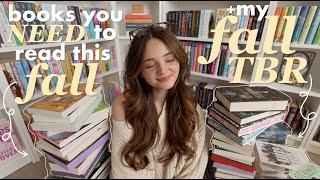 books you *NEED* to read this fall️ + my fall tbr