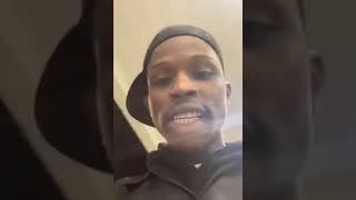 Quando Rondo in bulletproof vest at gas station FULL IG LIVEafter mayor & police cancels his show