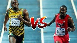 Sprint Rivalries Usain Bolt vs. Justin Gatlin - Best Head-to-Heads 2012-2017 100m 200m and 4x100m