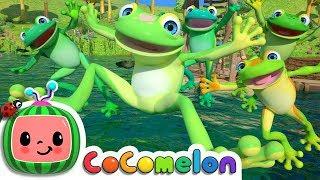 Five Little Speckled Frogs  CoComelon Nursery Rhymes & Kids Songs