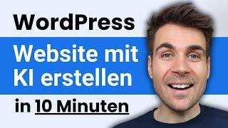 WordPress Website mit KI erstellen in 10 Minuten ZipWP Tutorial