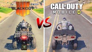 Call of Duty Mobile vs. Call of Duty Black Ops 4 - Blackout Map Comparison  COD MOBILE VS COD BO4