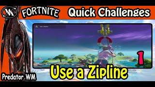 Use a Zipline  Quick Challenges  Fortnite Season 3 Chapter 2