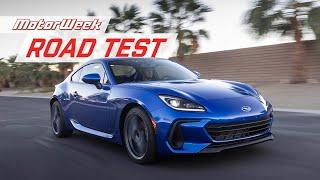 The 2022 Subaru BRZ Keeps the Spirit Of The Original Fully Intact  MotorWeek Road Test