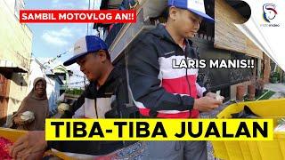 #013 TIBA-TIBA NGIDE JUALAN NASI KUNING SAMBIL MOTOVLOG AN