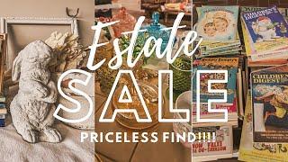 Estate Sale Shop With Us With Priceless Finds
