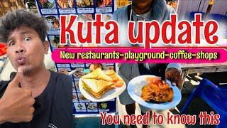 Kuta update New restaurants-Playground-coffee and beach #kutabeach #bali