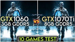 GTX 1060 3GB vs GTX 1070 Ti  10 Games Test In Mid 2023  1080p