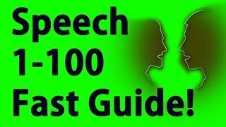 Speech 1-100 in Minutes - Skyrim Fastest way to level