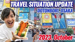 Osaka Travel Situation Update Street Foods and New Tsutenkaku Observatory Ep.432