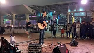 方大同中環碼頭 Busking Part 3《愛愛愛. Isn’t she lovely Cover》2019.02.22 Yamaha Reface CP PRS SilverSky Strat