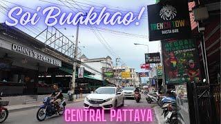 4K Central Pattaya Today Day Walk Part 1  Soi Buakhao Soi Honey Pattaya Sai Song Candid Walks