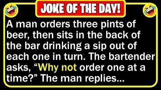  BEST JOKE OF THE DAY - An Irishman walks into a bar in Dublin...  Funny Daily Jokes