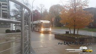 FULL RIDE 2018 New Flyer Xcelsior XDE60 on the Route 27 bee line to Skyline Drive