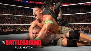 FULL MATCH Roman Reigns vs. Randy Orton vs. Kane vs. John Cena –Title Match WWE Battleground 2014