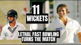 Beast Unleashed  Shoaib Akhtars Best Fast Bowling Destroys Opposition  PAK vs NZ