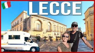 WE ATE A LOT IN LECCE This City is INCREDIBLE  Van Life Italy