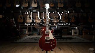 Beatles Week - Lucy 2013 Gibson Custom Shop Harrison-Clapton 1957 Les Paul Standard