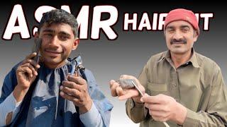 ASMR Fast haircut ️ But Barber is 100 Year OldASMR Relaxing Video