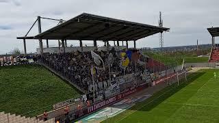 Zeiss-Fans in Zwickau • FSV Zwickau vs FC Carl Zeiss Jena 12  Ost-Klassiker 202324