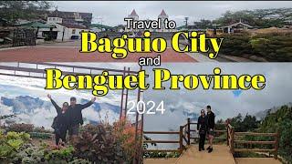 Travel to Baguio City and Benguet 2024  Flower Farm Food Crawl Restaurants  Chill and Rainy Baguio