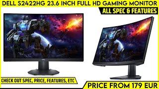 Dell S2422HG 23.6 Inch Curved Gaming Monitor Launched With 165Hz  1ms  1500R Curved Screen  VA