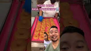 KALIAN SUKA DONAT STRAWBERRY APA MATCHA?  #shortsfeed #funny #shortsvideo #shortsyoutube #donuts