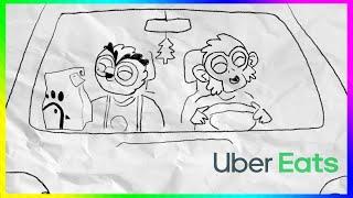 Vanoss Animated Scribbles - Vanoss & Luis Uber Eats Social Experiment