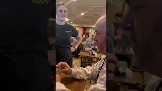 Pregnant waitress receives $1300 tip for Christmas