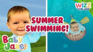 @BabyJakeofficial  - Fun Summer Swimming ️  Compilation  @WizzExplore