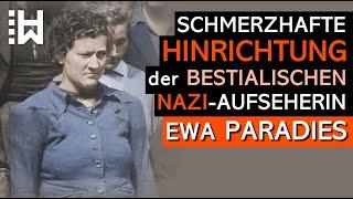 Schrecklich brutale Hinrichtung von Ewa Paradies – Sadistische Nazi-Aufseherin im KZ Stutthof