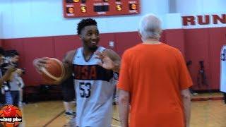 Gregg Popovich Gets Mad At Donovan Mitchell For Doing Wild Dunks After Practice. USA Basketball 2019